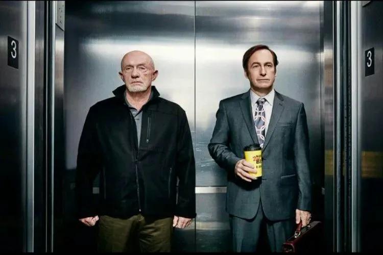 Mike Ehrmantraut and saul goodman