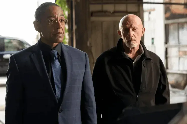 Mike Ehrmantraut with gus fring